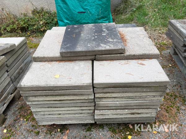 Betongplattor 50 x 50 x 5 cm 43 st