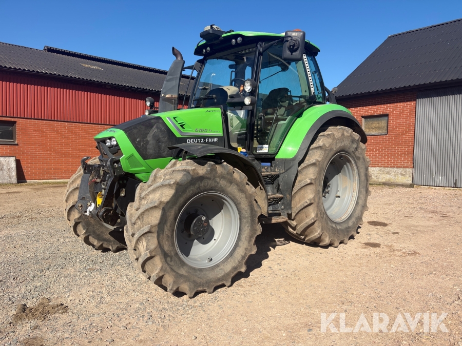 Traktor Deutz-Fahr 6160.4 med GPS