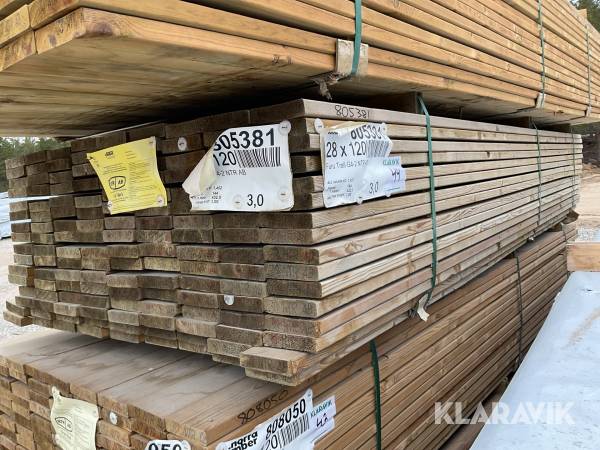 Trall G4-2 28x120 / 1,452m3 Impregnerat