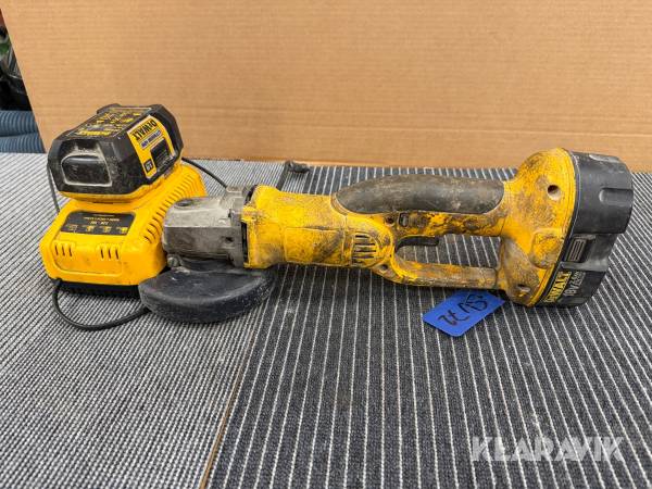 Kap & vinkelslip batteri Dewalt