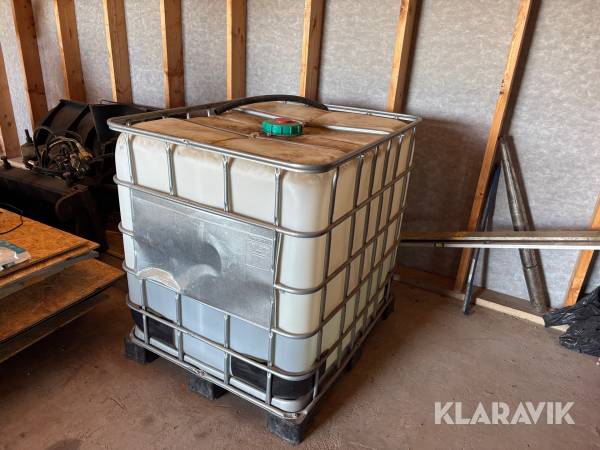 IBC-tank Schütz med ca 380L blankdiesel
