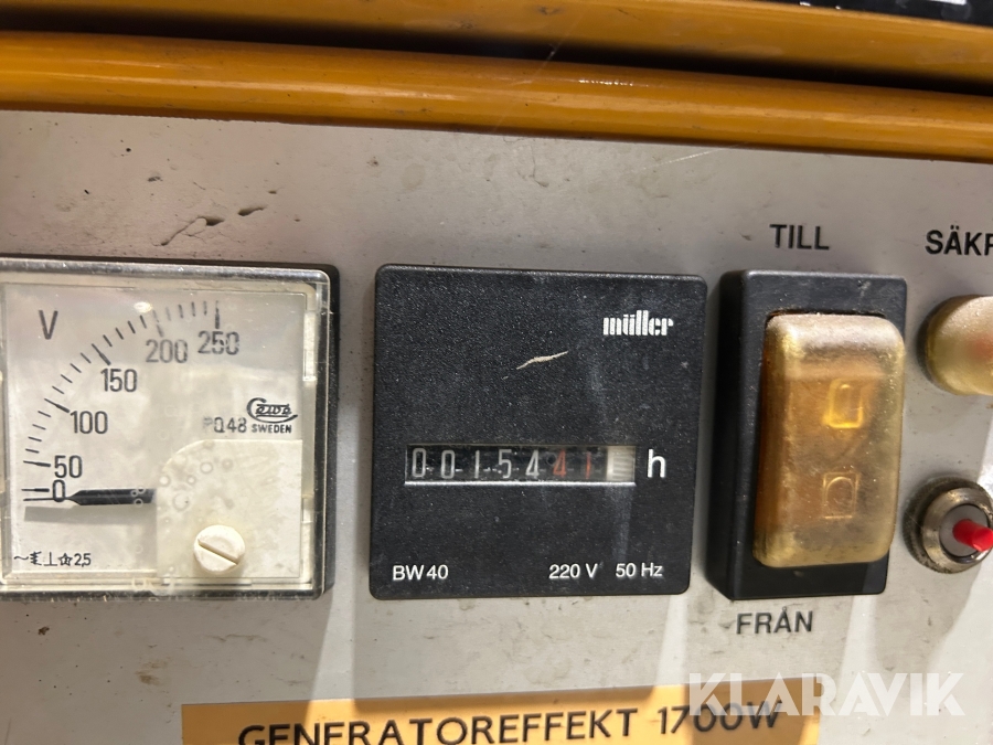 Dieselaggregat Ferm Robin RGX 2400, Göteborg, Klaravik aukti