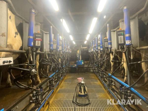 Komplett Mjölkstation Delaval 8x2 platser