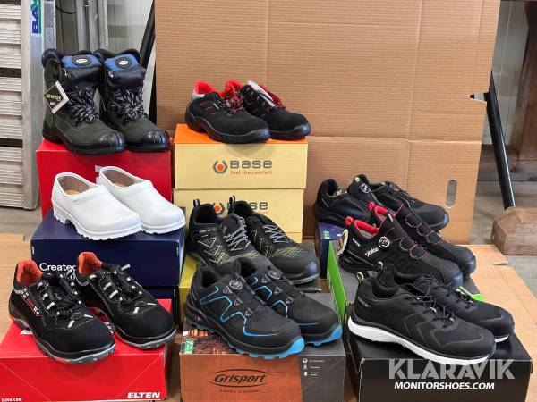 Skyddsskor/arbetsskor/säkerhetsskor 12 par