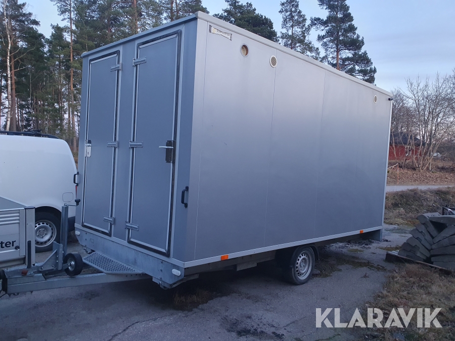 Personalvagn med toalett Vezeko 80 km/h