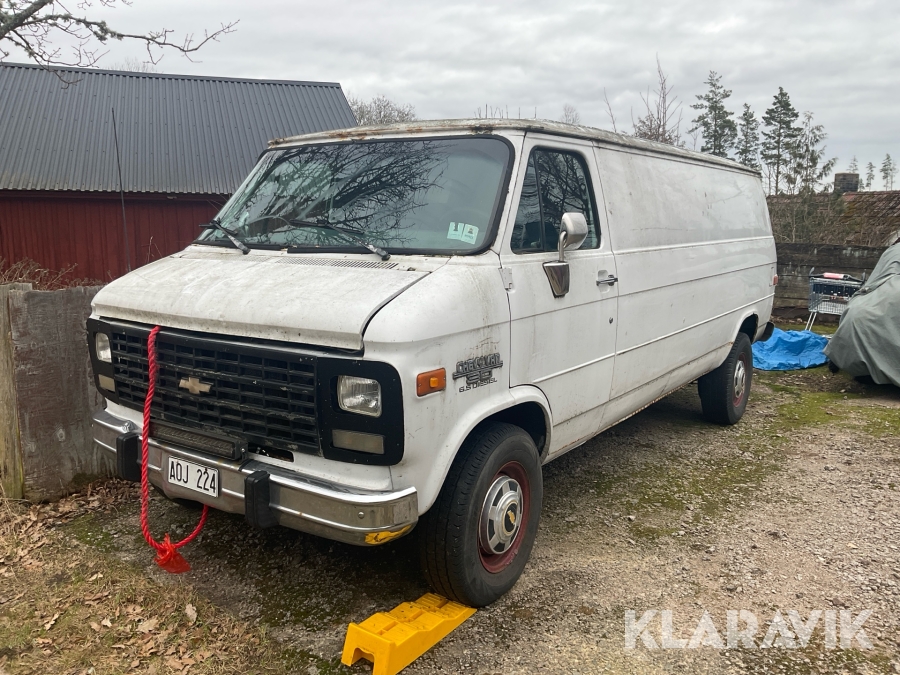 Skåpbil Chevrolet Van 3,0 6.5l Diesel Cargo C-Registrerad skattebefriad