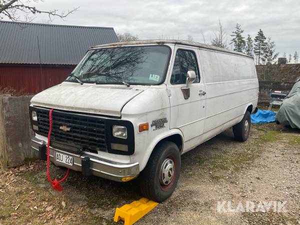 Skåpbil Chevrolet Van 3,0 6.5l Diesel Cargo C-Registrerad skattebefriad