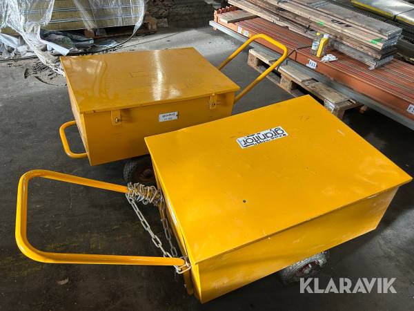 Verktygsvagnar Hörby Bruk 150 liter 2 st