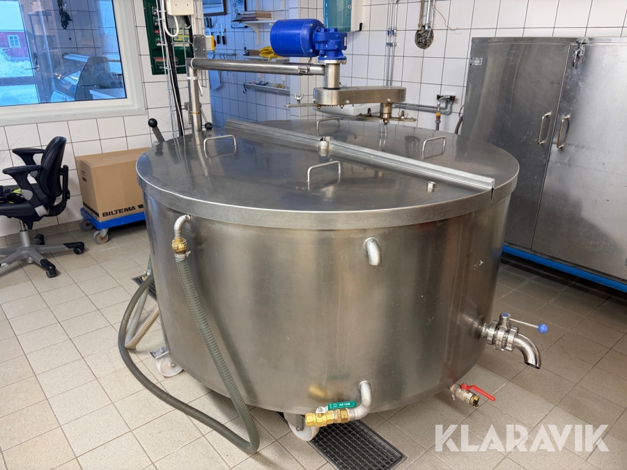 Kokgryta för osttillverkning Rademaker 700L