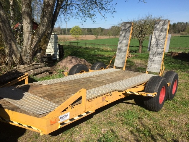 Traktordragen maskintrailer