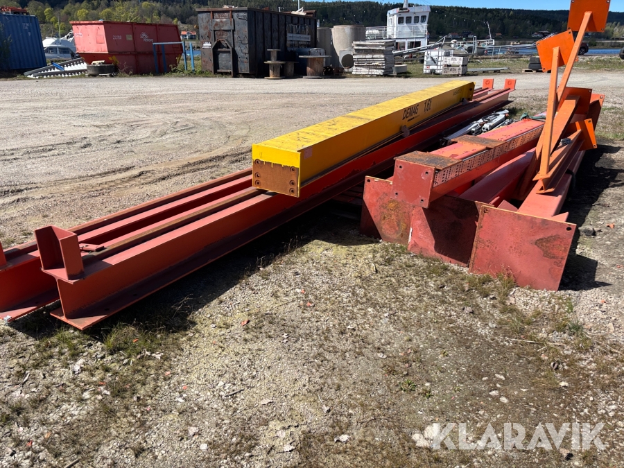 Travers Demag EKKE 1.6Ton med blockvagn och telfer
