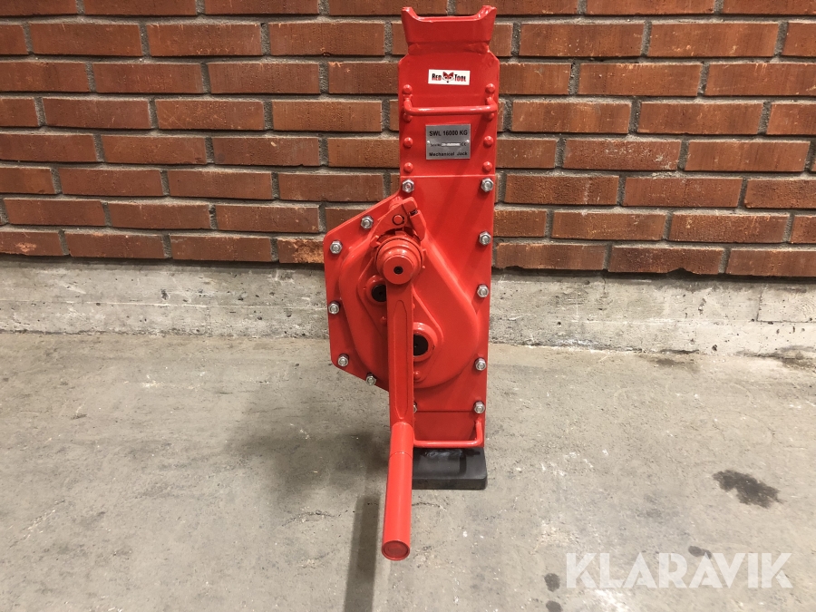 2 Stycken Domkraft 16ton Redtool 16ton