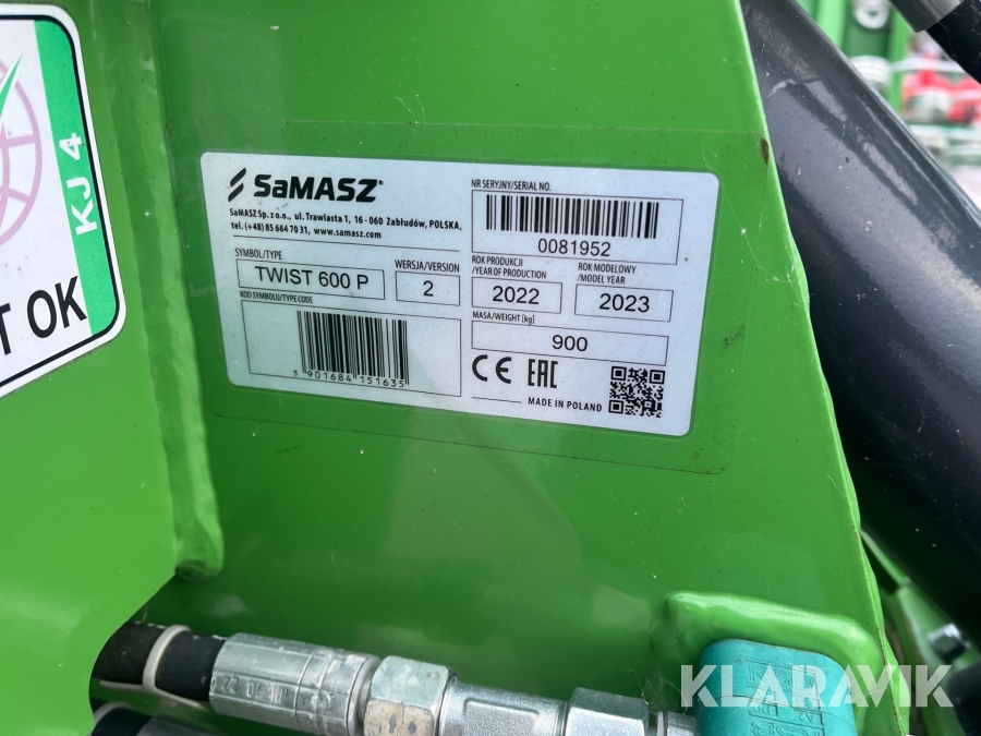 Strängläggare Samaz Twist 600P