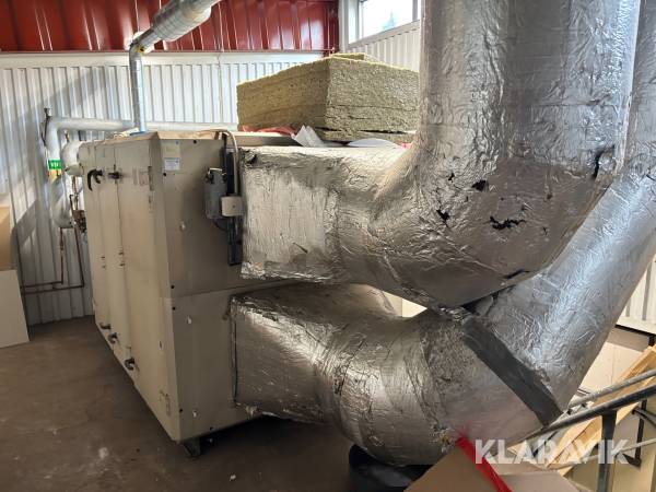 Ventilationsaggregat / FTX PM Luft / Swegon Gold-3-4-c med kanaler / till och frånluft / Värmebatteri