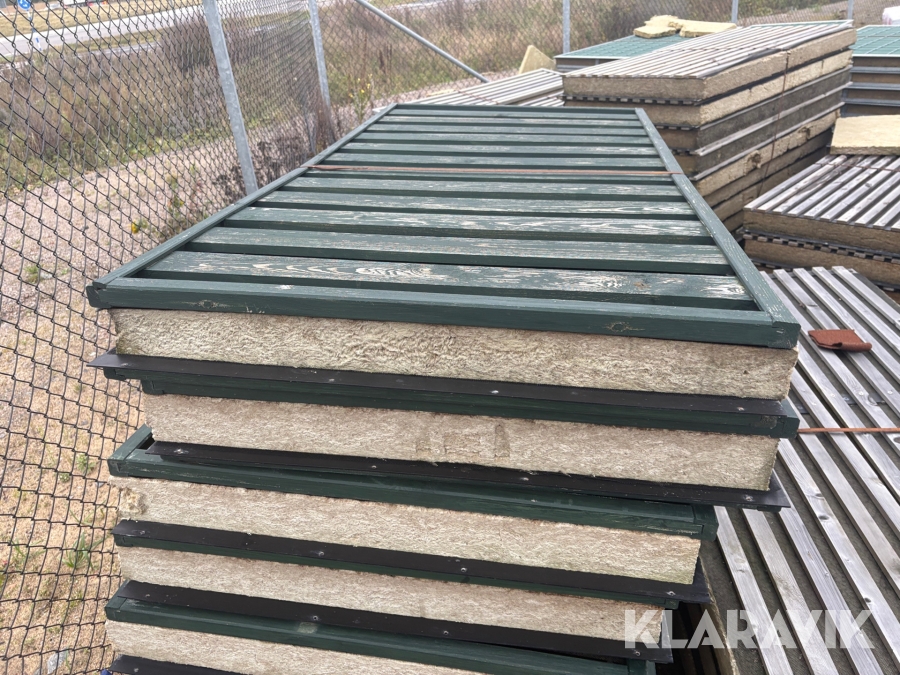 Aukustikskärmar 8 st för utomhusbruk