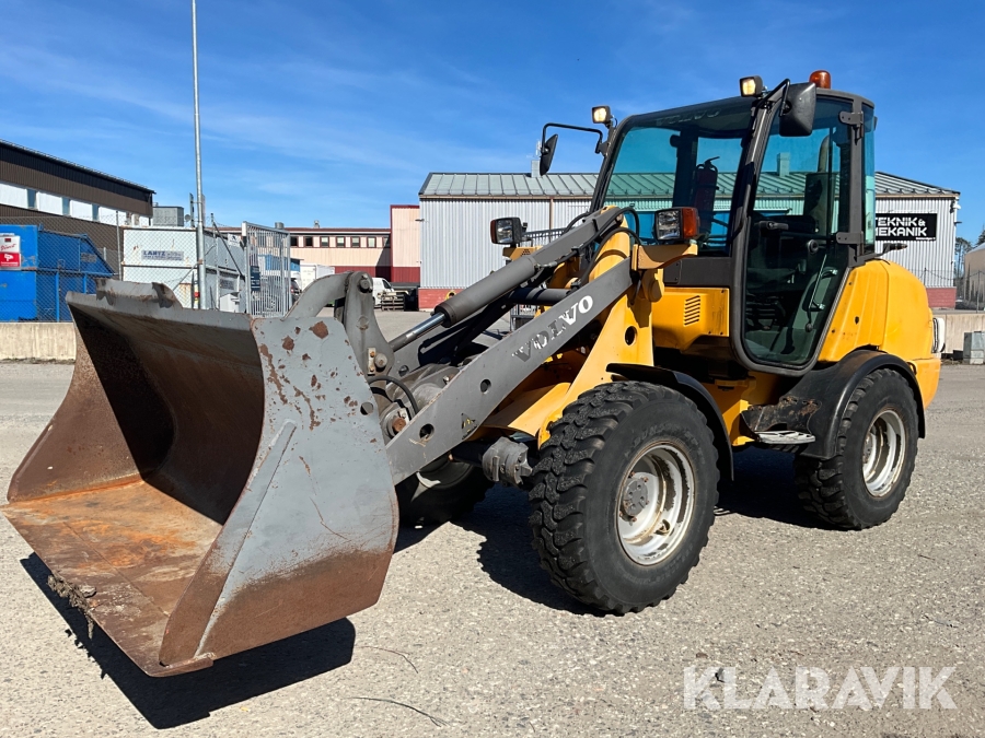 Hjullastare Volvo L20-B med redskap