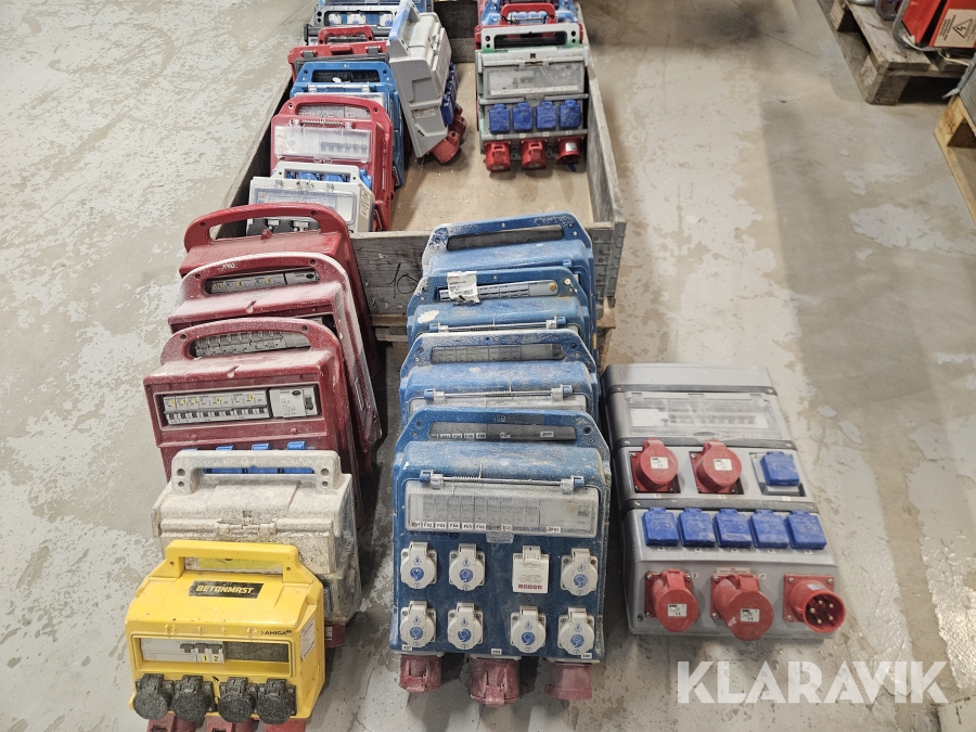 Diverse elcentraler, 16–32 A