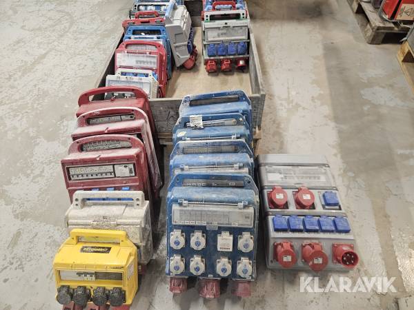 Diverse elcentraler, 16–32 A