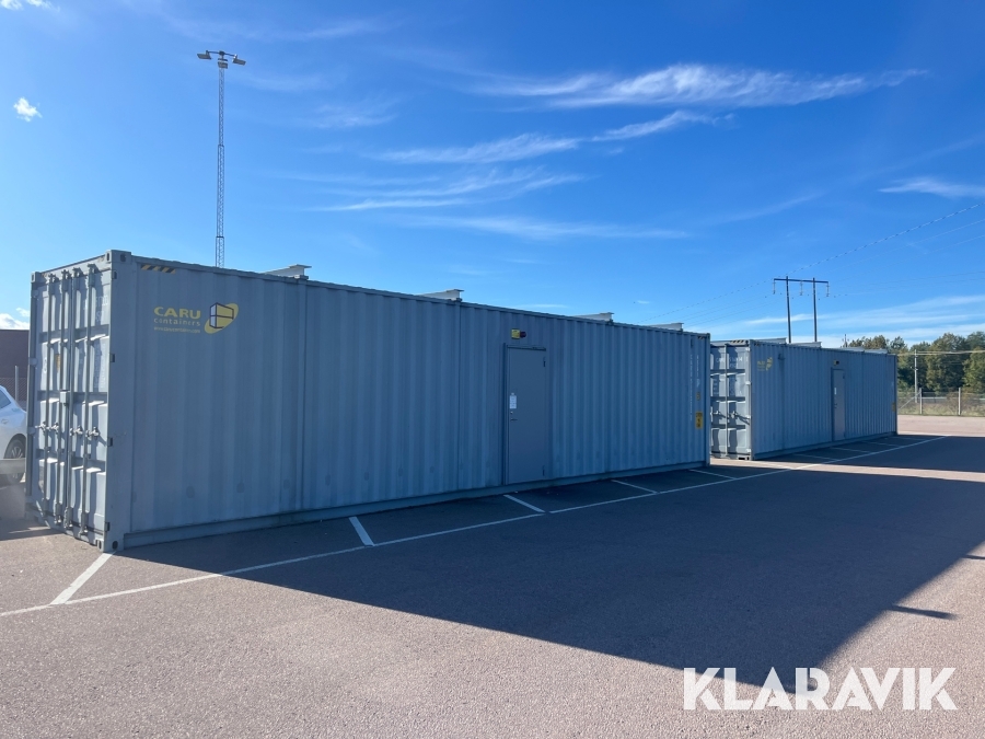 Mobil kylanläggning Bitzer/Güntner/CAREL 2 kompletta kylcontainrar med 2 st gaskylare