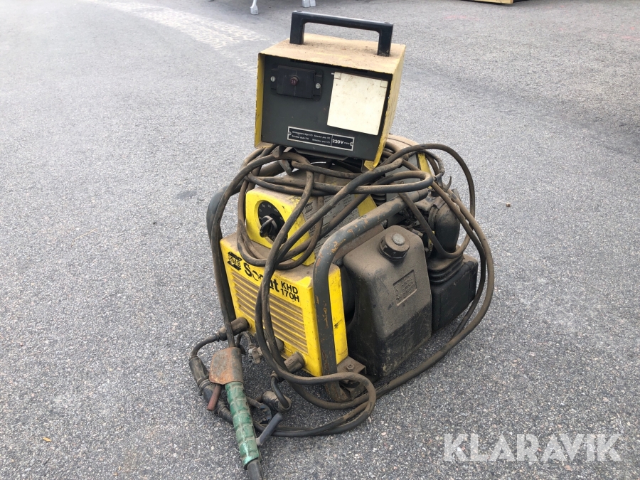 Svets med inbyggda elverk  Esab  KHD 170 H  