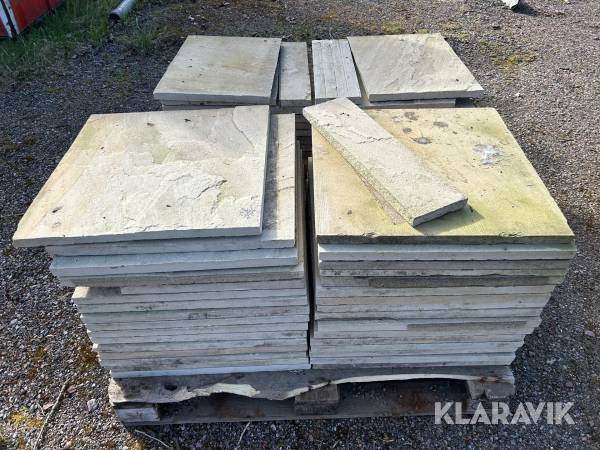 Uteklinker 600x600x30 mm Ca 55 st