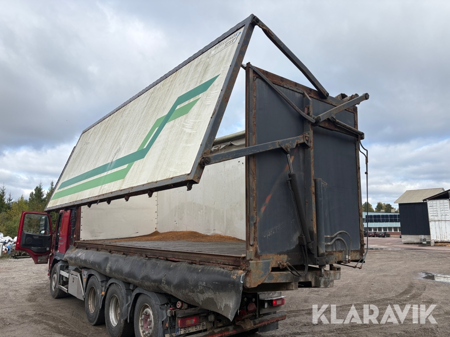 Flisskåp på Lastväxlarflak Höglunds Flak