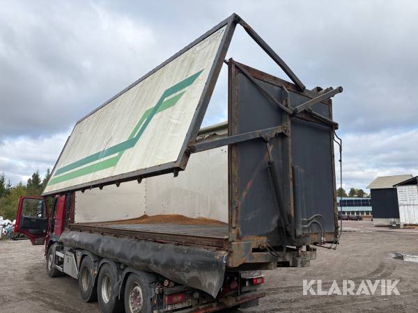 Flisskåp på Lastväxlarflak Höglunds Flak