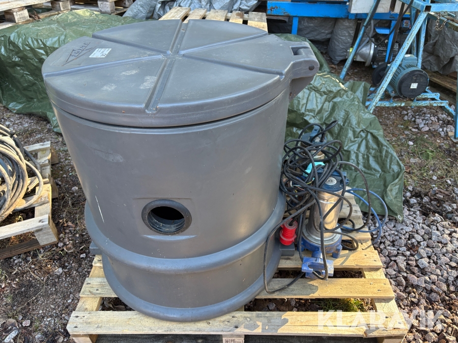 Pumpbrunn Flygt Compit Mini med 2 pumpar