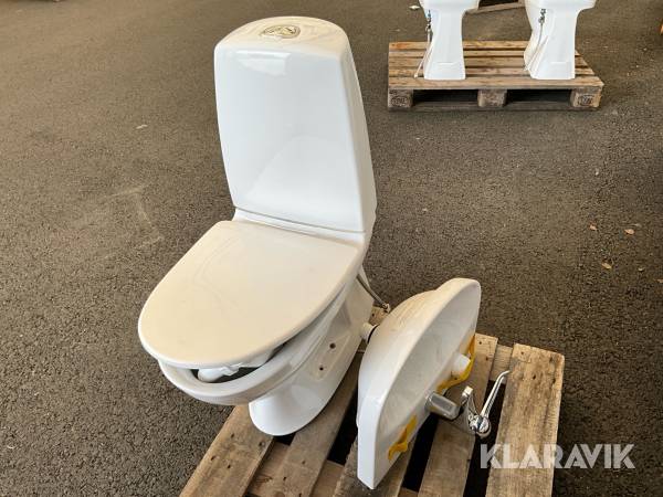 Toalettstol och handfat 