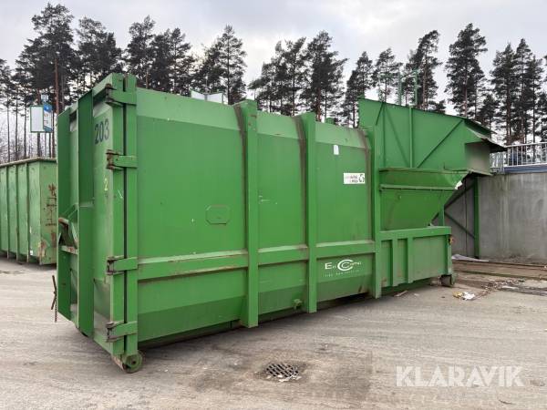 Komprimator på lastväxlarram Compoman K1815/20 20 m3