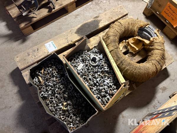 Vajer & vajerlås 1st pall