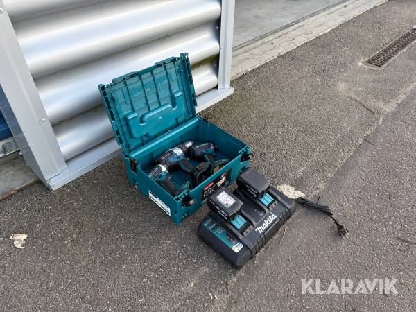 Skruvdragare 3 st Makita DFF481 & DTD154