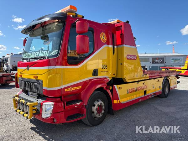 Bärgningsbil Volvo FL4 280 3-lastare Euro 6