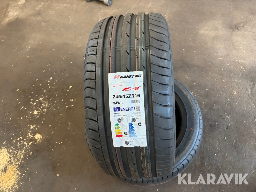 Däck Nankang 245/45 R16, 2 st