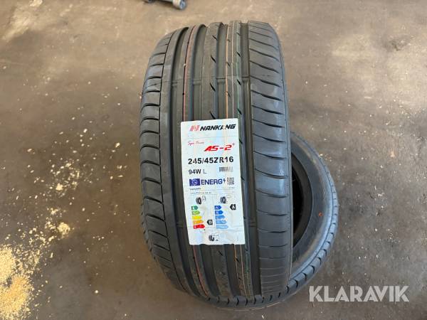 Däck Nankang 245/45 R16, 2 st