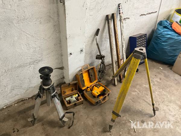 Diverse mätinstrument och tillbehör