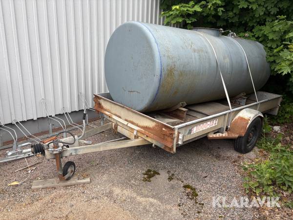 Personbilssläp Aktiv 1000-15S med farmatank