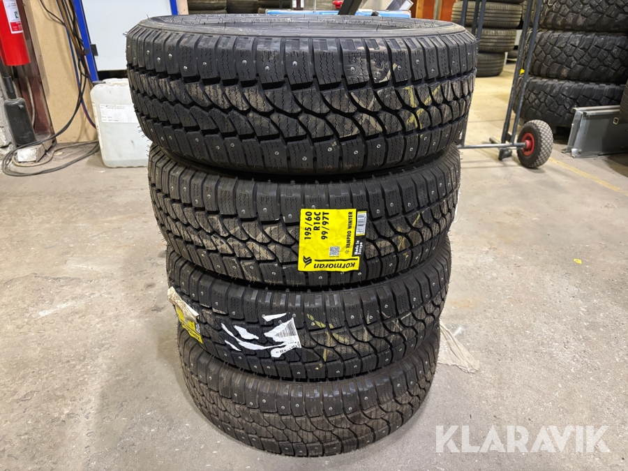 Dubbade vinterdäck Kormoran Vanpro Winter 4 st 195/60 R16C