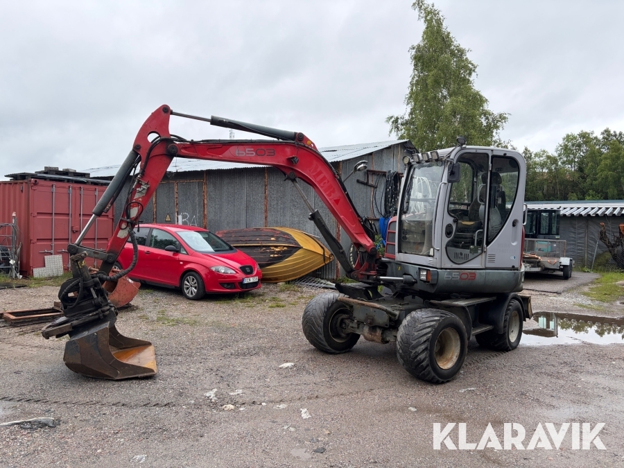 Hjulgrävare Wacker Neuson 6503 med redskap