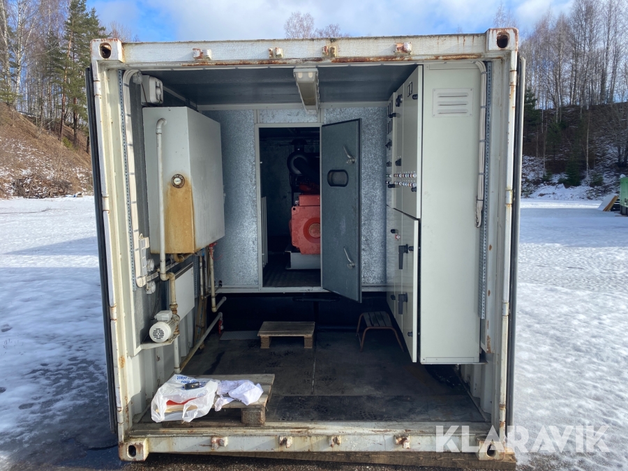 Elverk i 20 fot container Roheico 200 kVA