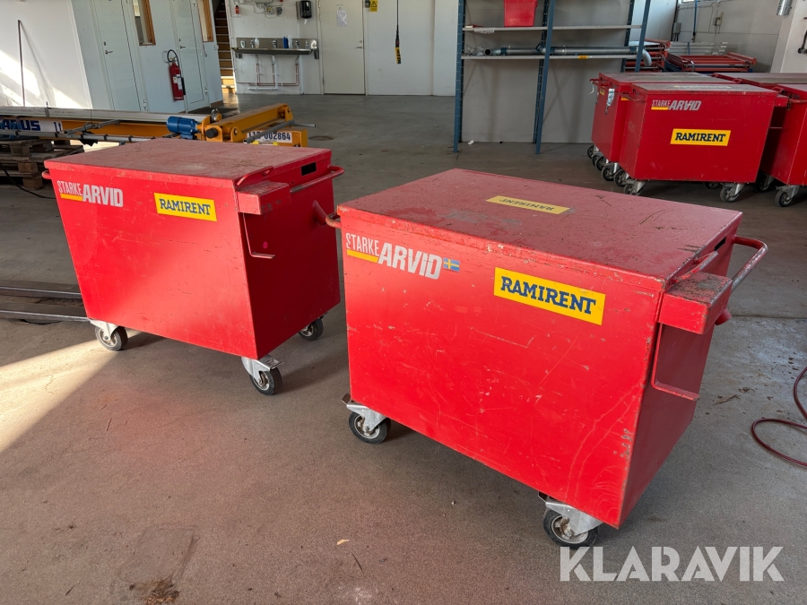 Verktygsvagn Starke Arvid 36100 2 st
