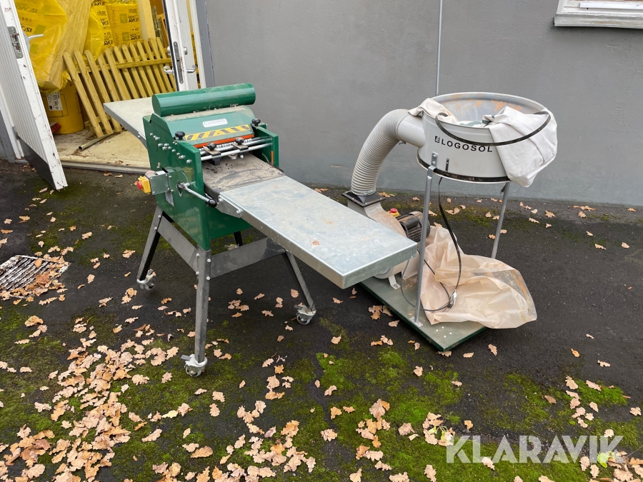 Solohyvel Logosol SH230 med spånsug