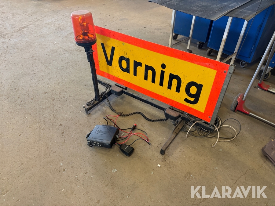 Varningsskylt/comradio