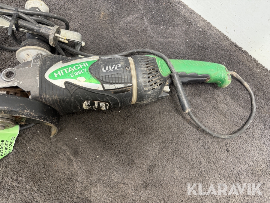 Kap & vinkelslip Hitachi G18SCY