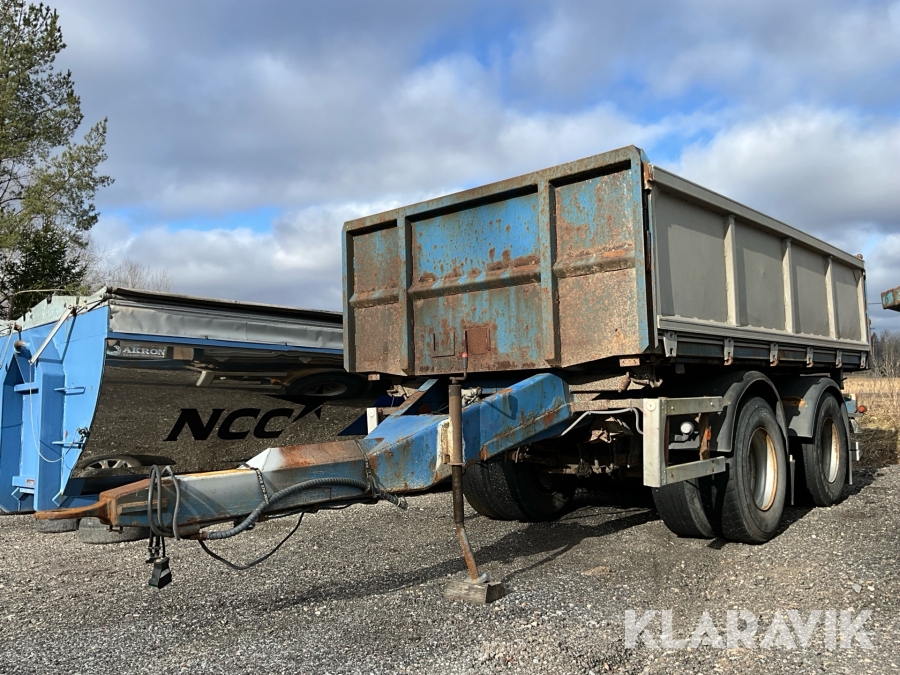 Tippsläp HMF P1-20/495 Med 3-vägstipp