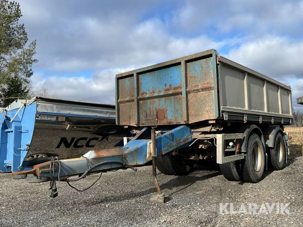 Tippsläp HMF P1-20/495 Med 3-vägstipp