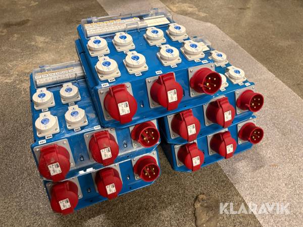 Undercentral El-björn 5 st, 16 ampere