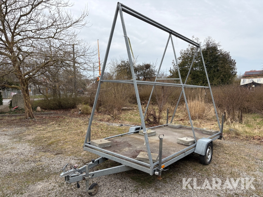 Reklamsläp/bannertrailer Boro Nordic Banner 4x 1.83