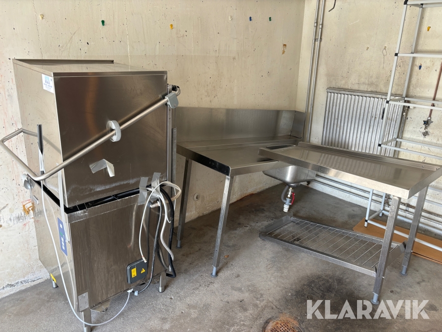 Storköksdiskmaskin med diskbänk Elektrolux WT55P