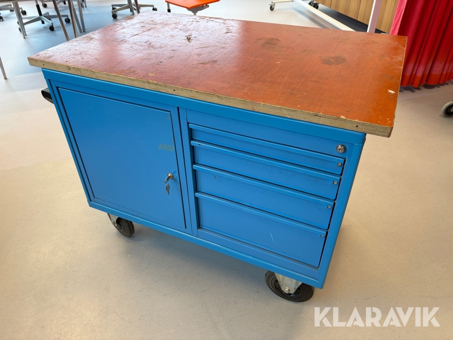 Verktygsvagn Eurokraft R166-2-4